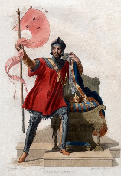 Portrait of Hugues I Capet (c.941-996), King of France by French School